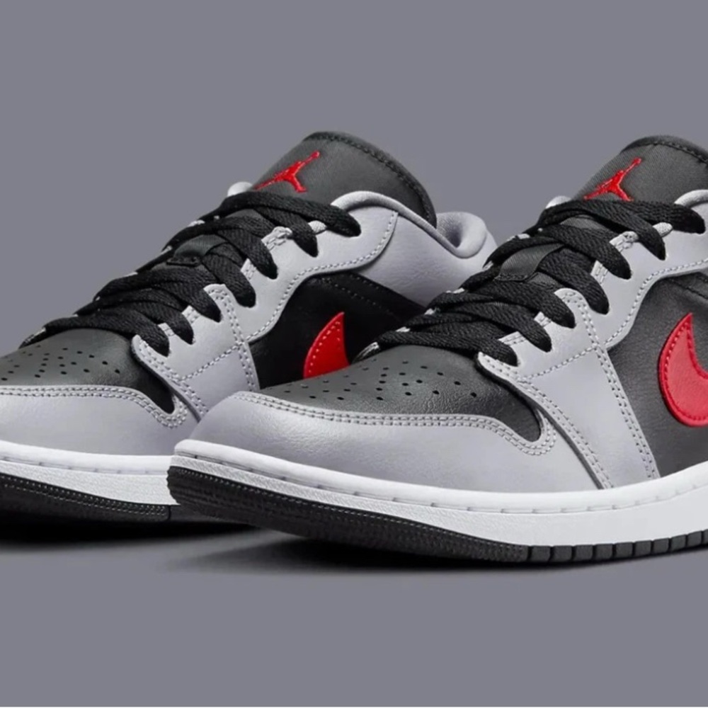 RARE Nike Women’s Air Jordan Low Shoes- Smoke Grey/Red/Black